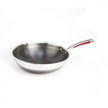 Високоякісна китайська каструля Wok з антипригарною поверхнею